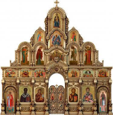 Iconostasis ( New version IKN 0045, IKN_0245) 3D models for cnc